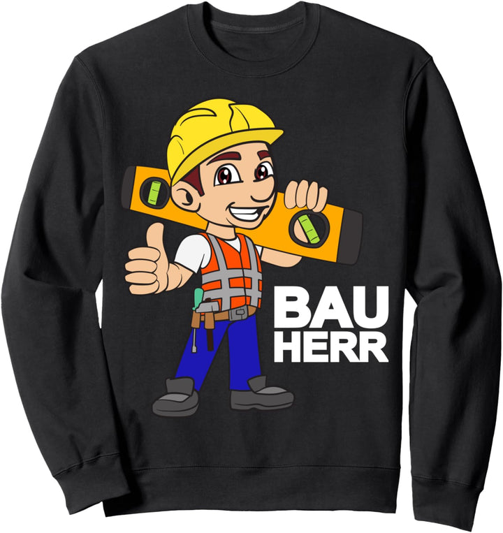 Bauherr Heimwerker Hausbau Haus Bauen Hausbauer Baustelle Sweatshirt