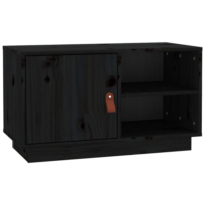 TV Schrank, TV Lowboard mit 1 Tür und 2 offenen Fächern, Fernsehtisch, Fernsehschrank, TV-Tisch, TV