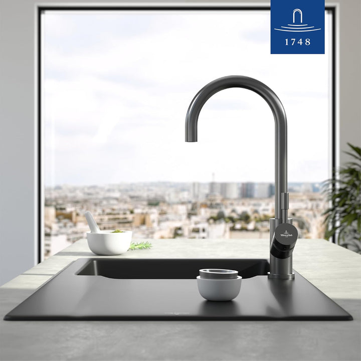 Villeroy & Boch Umbrella | Hochdruck | Einhand-Küchenarmatur |Anthracite | 92530005 Anthracite Hochd