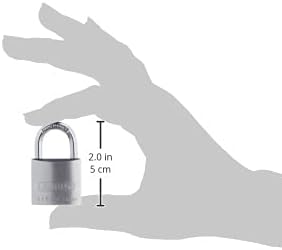 ABUS Vorhängeschloss Titalium 64TI/30-2er Set, gleichschliessend - Kellerschloss mit Schlosskörper a