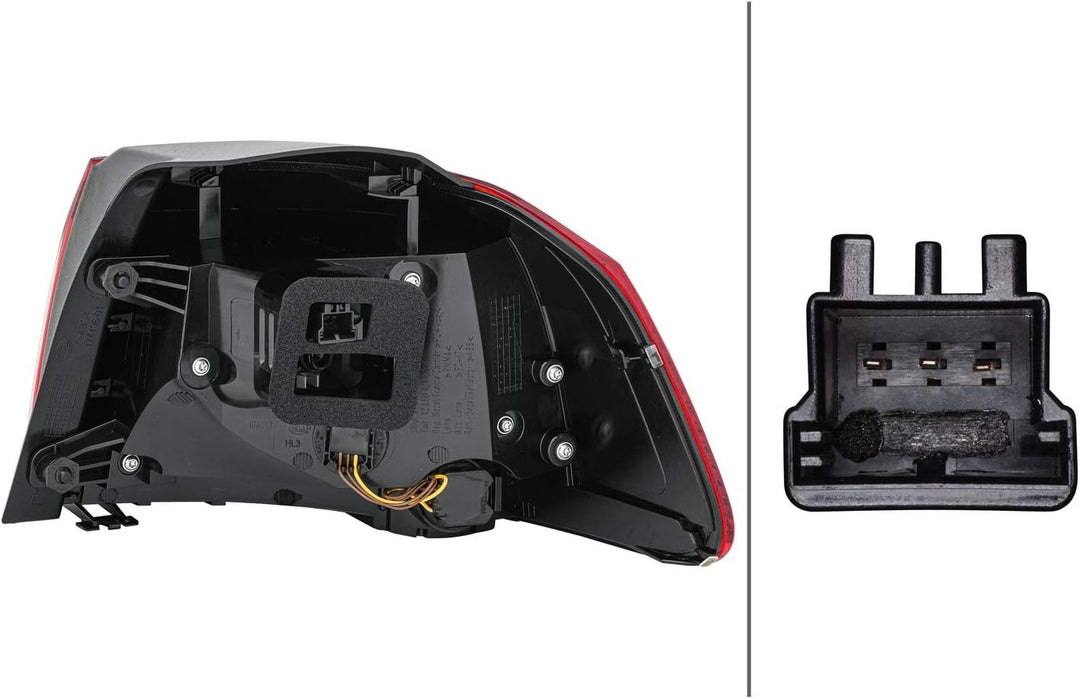 HELLA 2SD 010 408-071 Heckleuchte - LED - äusserer Teil - links - für u.a. VW Golf VI (5K1) - GTD, G