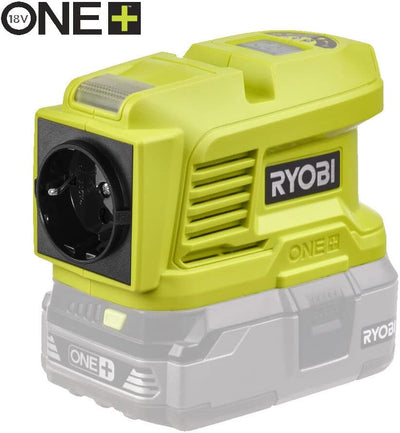 RYOBI 18 V ONE+ Akku-Wechselrichter RY18BI150A-0 (Wechselstromversorgung von 230Voder150W, 2x USB An