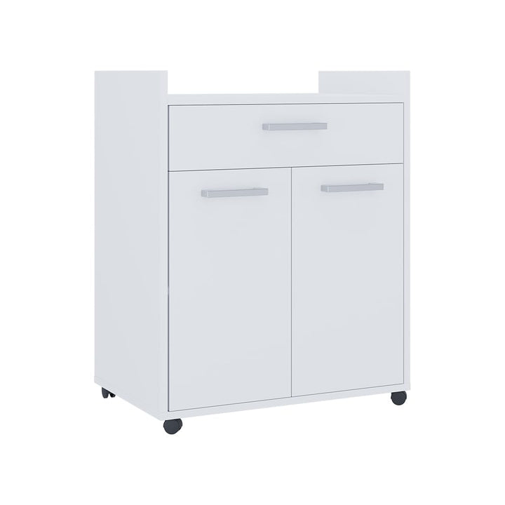 Vicco Rollcontainer Ansel, Weiss, 60 x 40 cm mit Schubladen, Weiß