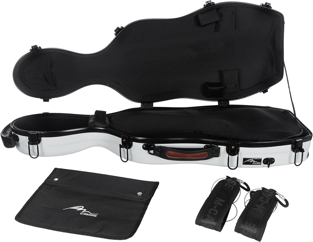 Bratschenkoffer Glasfaser Ultra Light 38-43 cm weiss M-Case