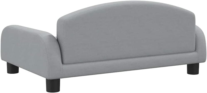 vidaXL Kindersofa Hellgrau 70x45x30 cm Stoff