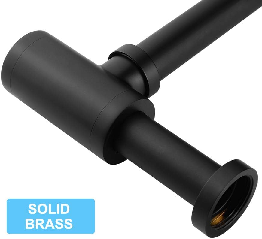 Keymark Design Siphon [Extra Lang 200mm Tauchrohr], Universal Messing Designsiphon Syphon Sifon für