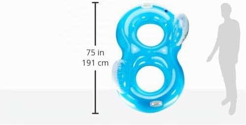Intex 56800EU Luftmatratze Doppelbett 58001 blau 335 x 335 cm Single, Single