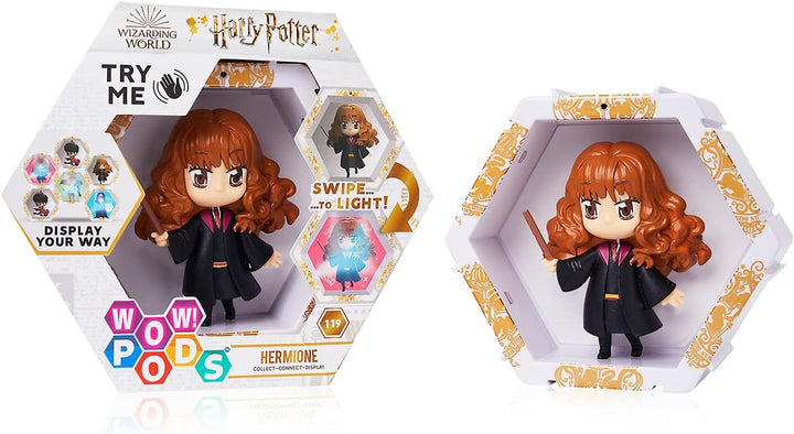WOW! PODS - Harry Potter Wizarding World Harry Potter Figuren | Leuchtende Hermine Granger Wackelfig