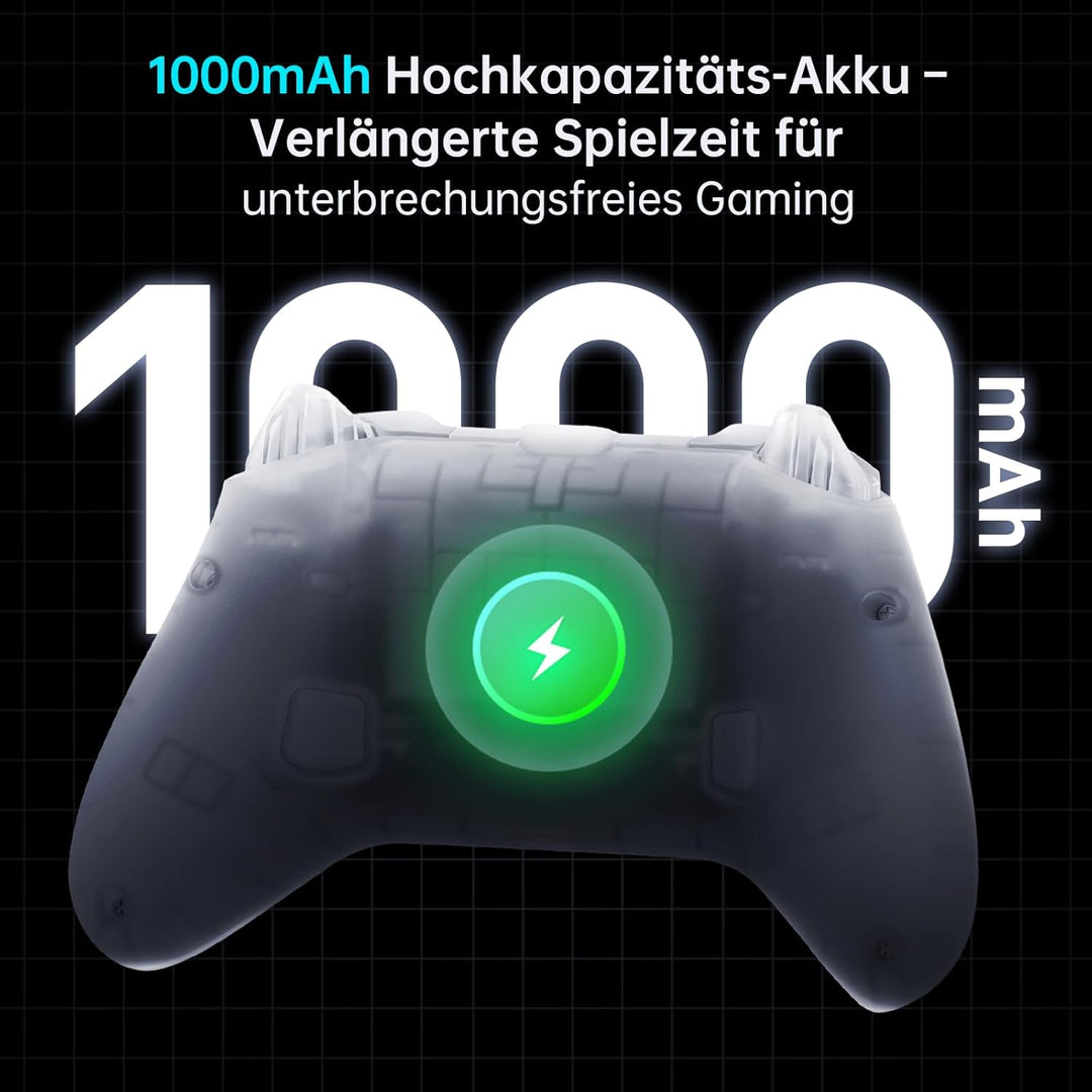 Machenike G3V2 Controller PC, Gamepad PC Wireless, 2 Einstellbare Hall Effekt Joystick, 2 Programmie
