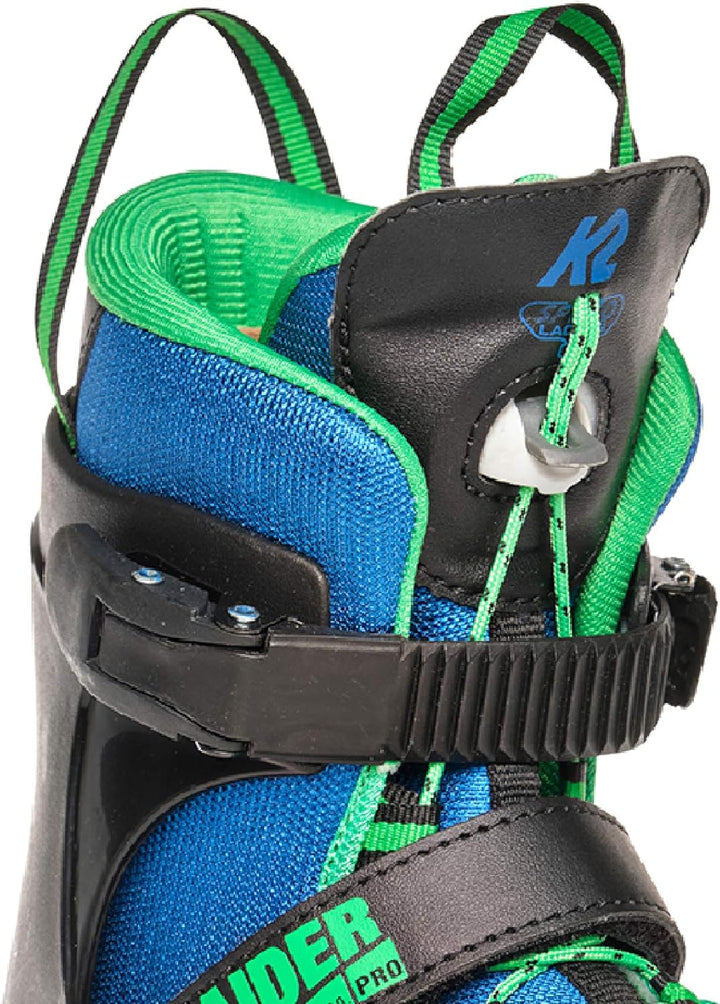 K2 Raider PRO Pack Kinder Inline Skate inkl. Schonerset Blue Green EU: 35-40 (UK: 3-7 / MP: 220 - 26