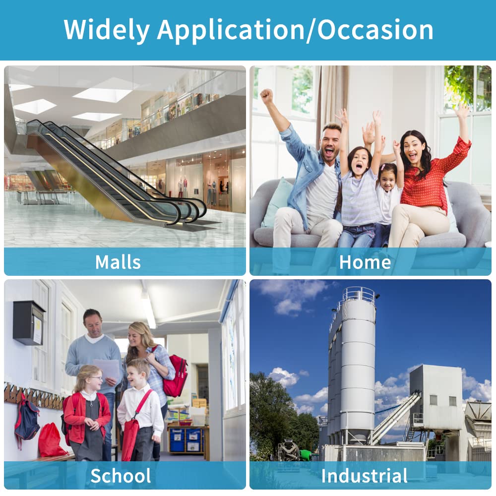 eMylo Smart WIFI Energiemessgerät, Einphasiger DIN-Schienen LCD-Digitalzähler, Leckage-Schutzschalte