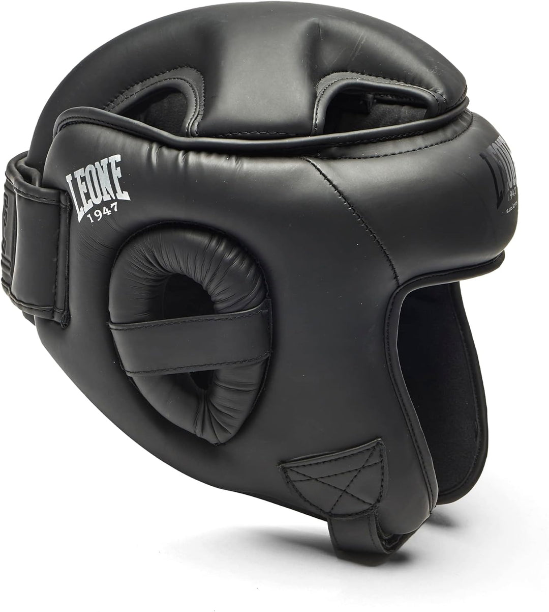 LEONE 1947, BLACK EDITION-Helm, Unisex-Erwachsene, Schwarz, CS431 L Schwarz