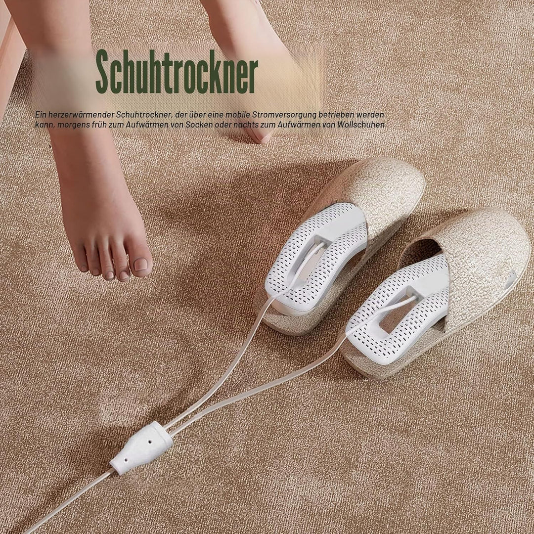 Yuecoom Schuhtrockner, weisses PC-Material, Schuh-Desodorierungstrockner, tragbarer elektrischer USB