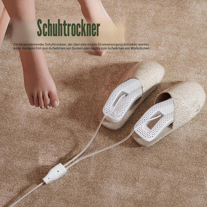 Yuecoom Schuhtrockner, weisses PC-Material, Schuh-Desodorierungstrockner, tragbarer elektrischer USB