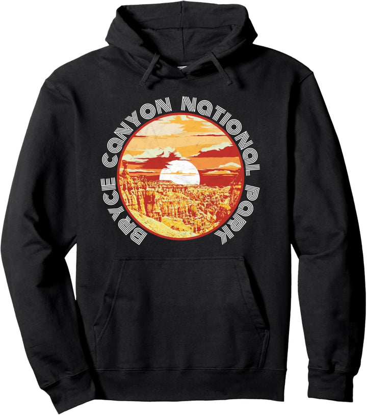 Bryce Canyon National Park Utah Hoodoos Vintage Pullover Hoodie