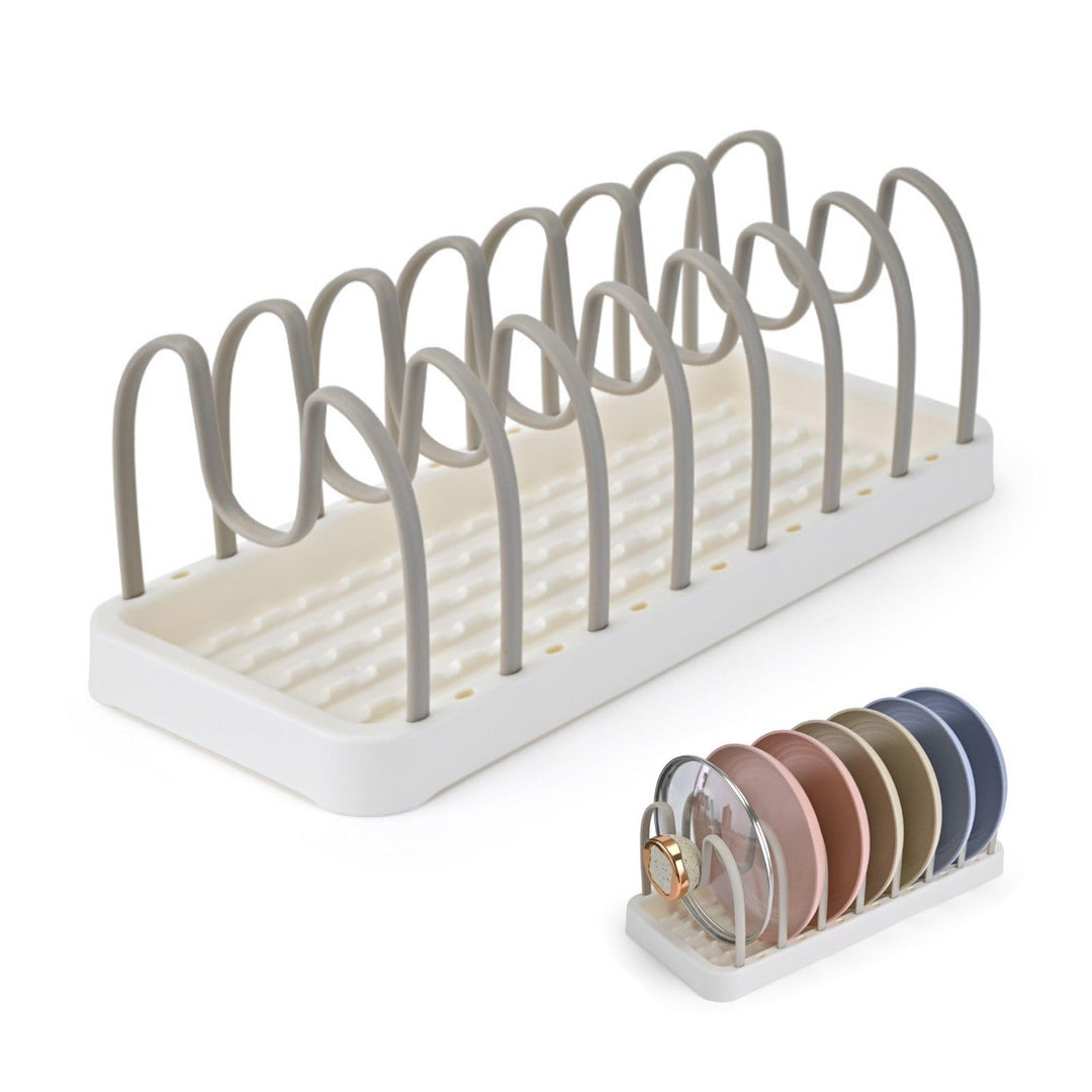 Clove Topfdeckel Organizer Schublade Topfdeckelhalter Deckelhalter Küche für Schubladen Verstellbare