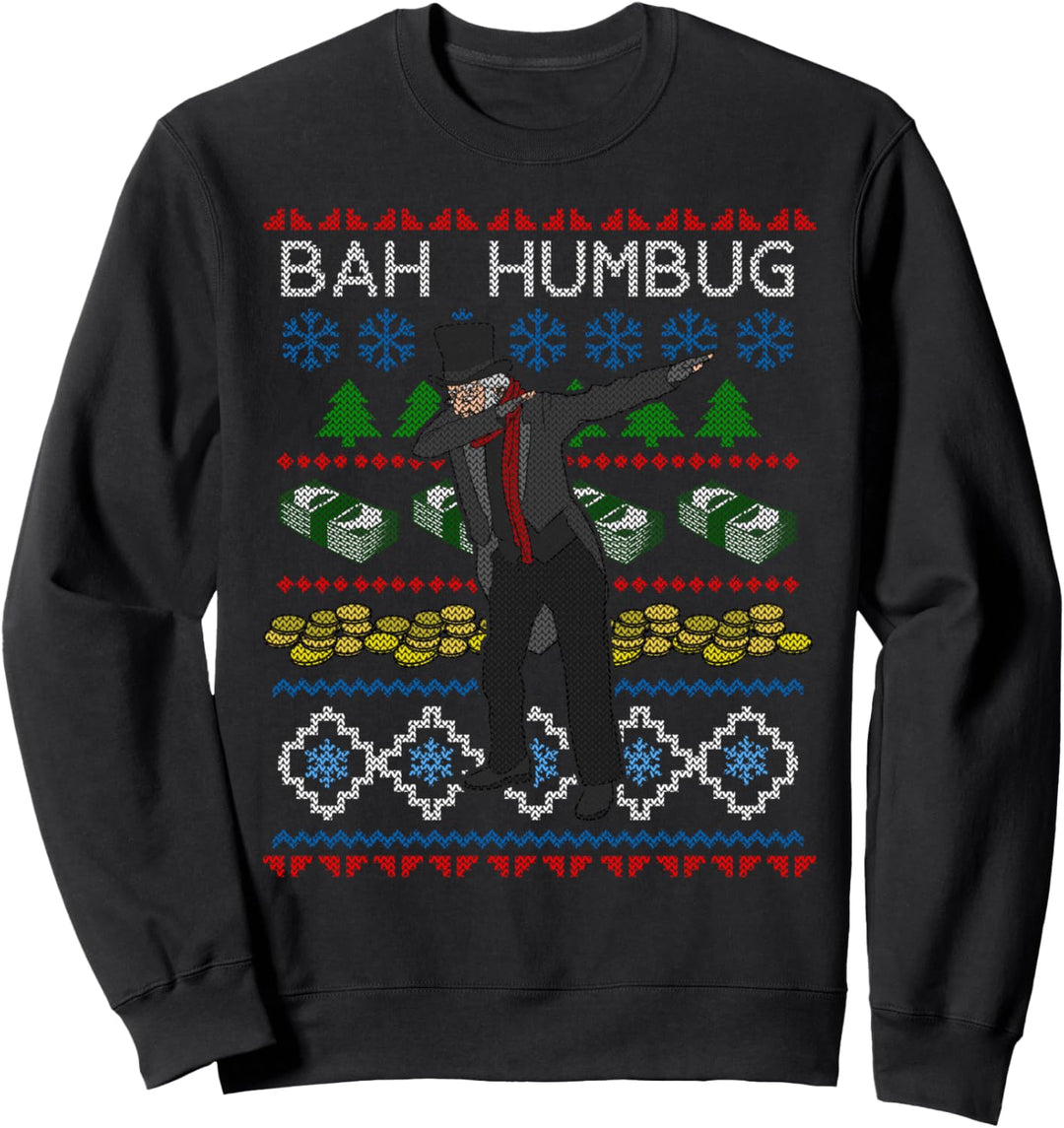 Ebenezer Scrooge Bah Humbug Shirt-Retro Weihnachtsgeschichte Sweatshirt