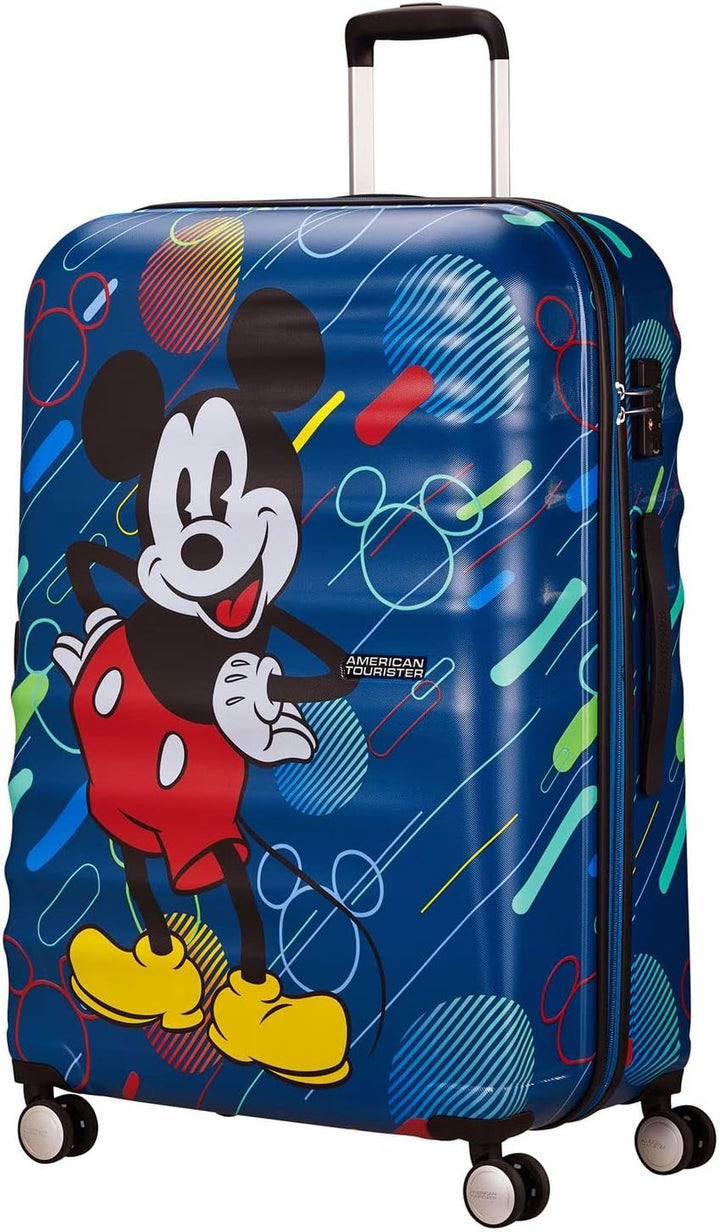 American Tourister Wavebreaker Disney - Spinner Multicolour (Mickey Future Pop) L(77 cm - 96 L), Mul