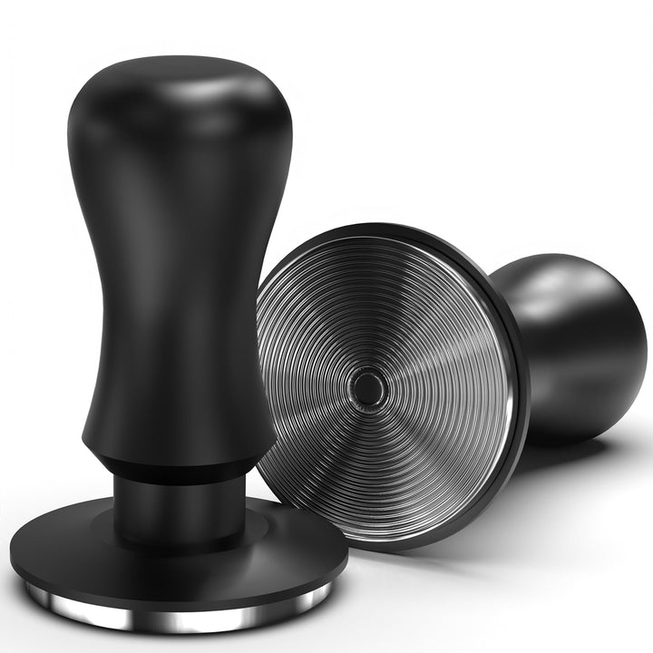 KYONANO Kaffee Tamper 58,5mm - Espresso Tamper mit 30lbs Anpressdruck kalibiriert - Aluminiumgriff &
