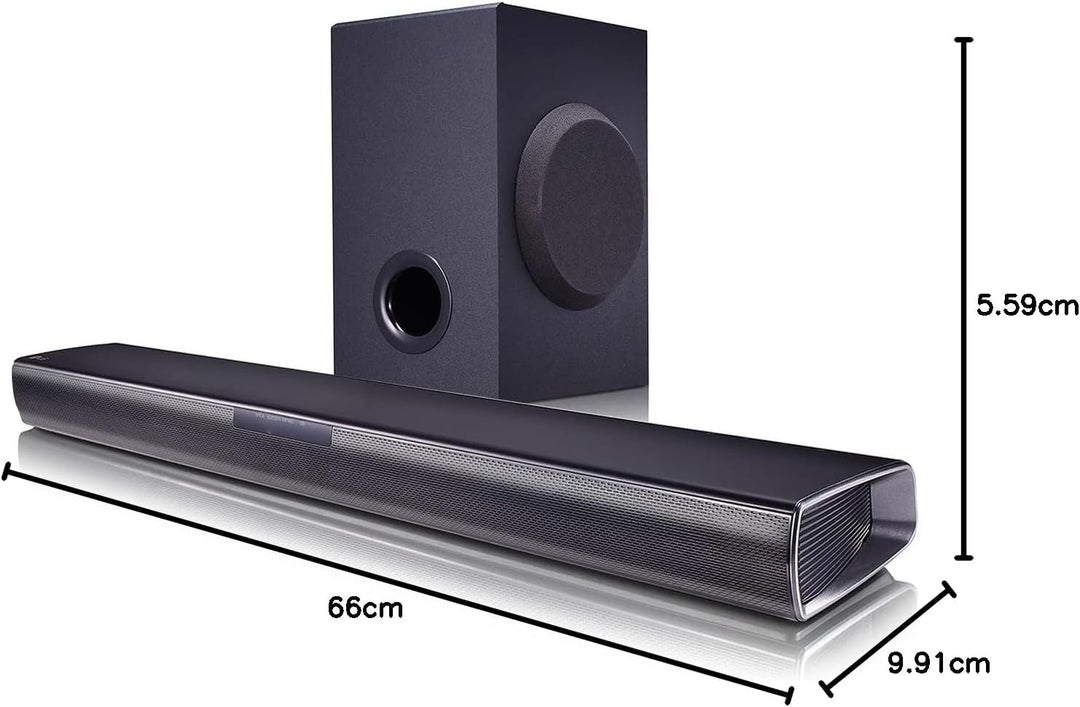LG SQC1 Black 2.1 Channels 160 W