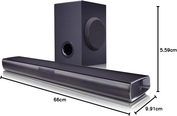 LG SQC1 Black 2.1 Channels 160 W