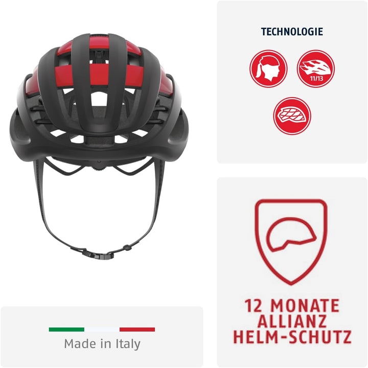 ABUS Rennradhelm AirBreaker - High-End Fahrradhelm für den professionellen Radsport - für Jugendlich
