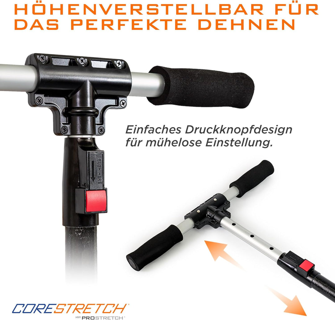 ProStretch CoreStretch – Verstellbares Dehngerät für Rücken, Schultern & Beine | Unterstützt Bewegli