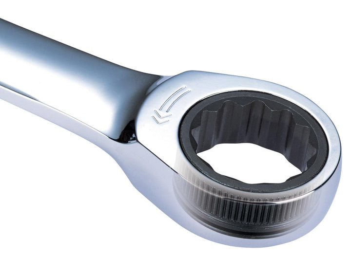 KS Tools 503.5228 DUO GEARplus Ringmaulschlüssel,Maul-Ratschenfunktion 30mm, Farbig