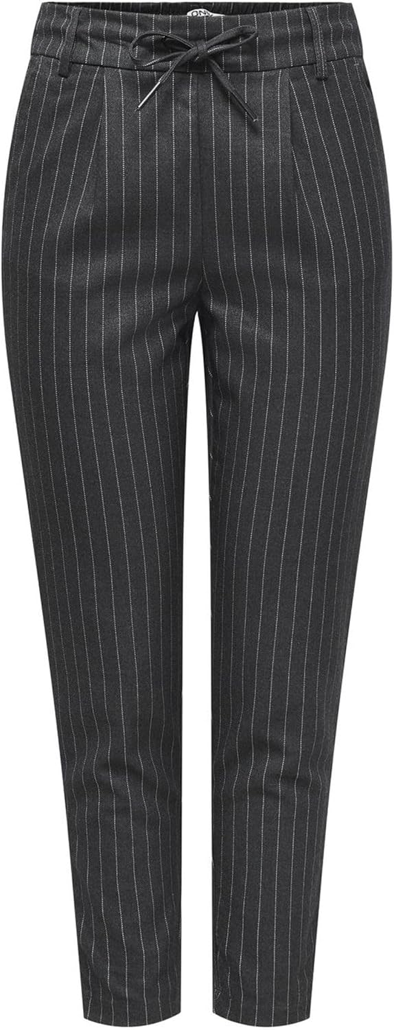ONLY Female Klassische Hose Normal geschnitten Mittlere Taille Hose XS / 34L Dark Grey Melange, XS /
