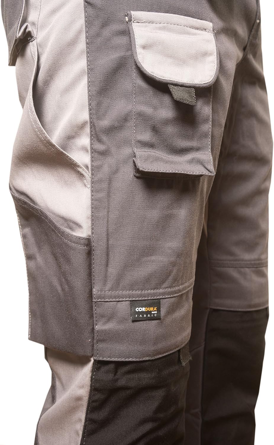 Jah 2110 Cargo-Bundhose 5 StückPolyester/Baumwolle Cordura grau/schwarz Gr. 50, 50