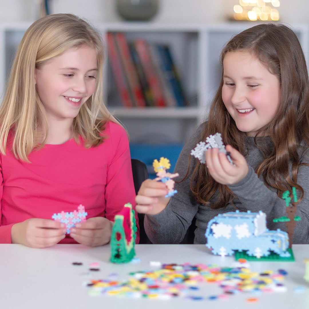 Plus-Plus 7265 Geniales Konstruktionsspielzeug, Farben-Mix, Bundle aus 4 verschiedenen Kreativ-Baust