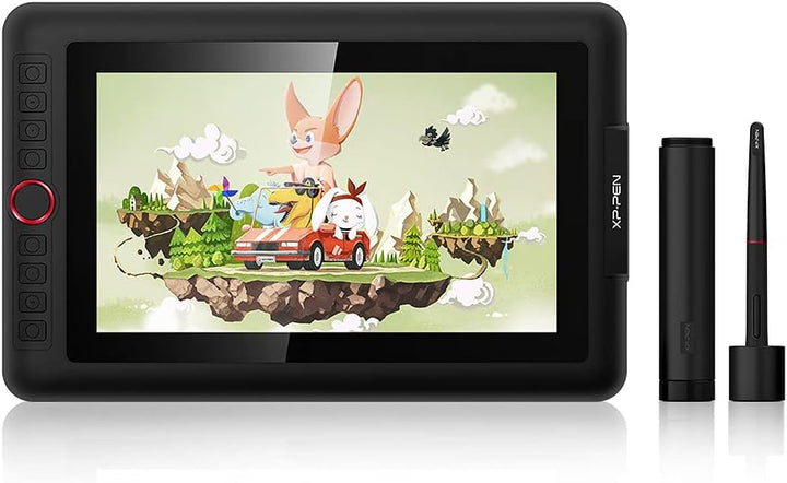 XPPen Grafiktablett mit Display Artist 12 Pro, vollständig laminiertes Display, 11,6 Zoll, 8 Tastenk