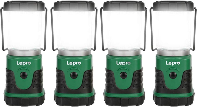 Lepro LED Campinglampe, Mini Camping Laterne, 350LM, 4 Lichtmodi, 3 AA Batterie batteriebetriebene S