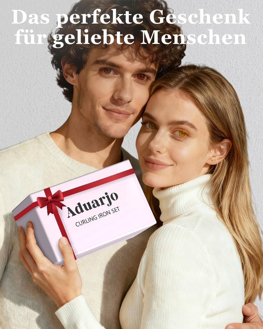 Thermischer Bürste Set 5 in 1, Lockenstäbe Lockenbürste Set mit 4 austauschbaren Keramik Lockenstab