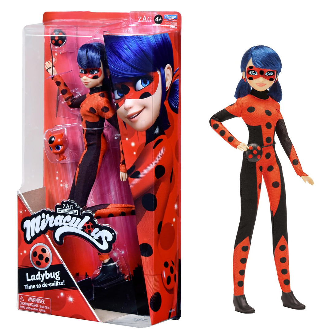 BANDAI - Miraculous Ladybug - Puppe - Ladybug Time to de-evilize- 26 cm grosse Ankleidepuppe - P5000