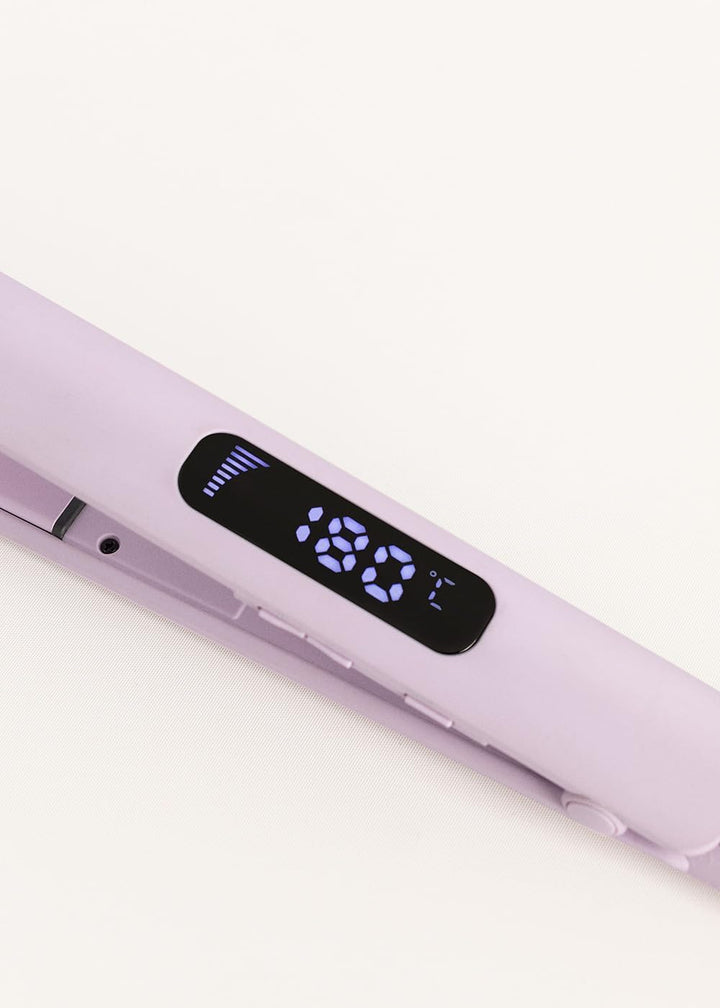 CREATE/CERAMIC STYLER SLIM/Keramikbeschichteter Haarglätter Violett/Digitales Glätteisen, 9 Temperat