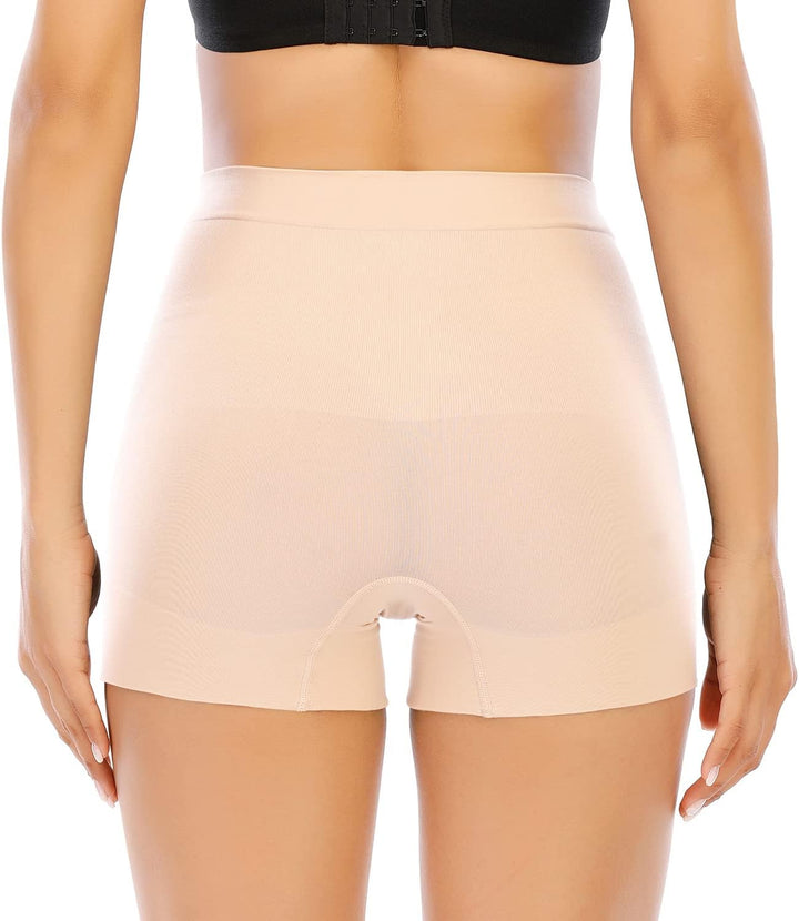 YARRCO Nahtlose Miederhose Leicht Formende Bauchweg Unterhose Damen Shapewear Kurze Leggings Miederp