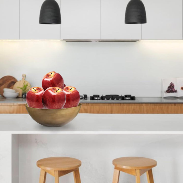 Tuxiaobu Künstliche Früchte Rot Delicious Apfel Deko Obst, Kunst Faux Äpfel Zuhause Küche Dekor Tisc