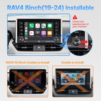 FICS Handyhalterung kompatibel mit Toyota RAV4, RAV4 2019 ~ 22 Zubehör, RAV4 2019 ~ 22 Handyhalterun