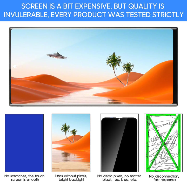 Incell Ersatz-LCD-Bildschirm für Samsung Galaxy S23 Ultra Display für Samsung Galaxy S23 Ultra 5G SM