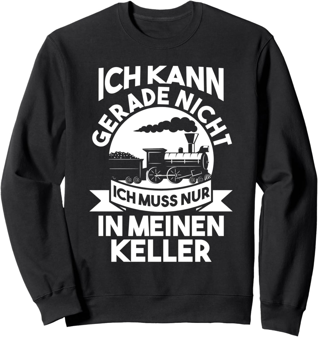 Modelleisenbahn Modellbau Eisenbahn Sweatshirt