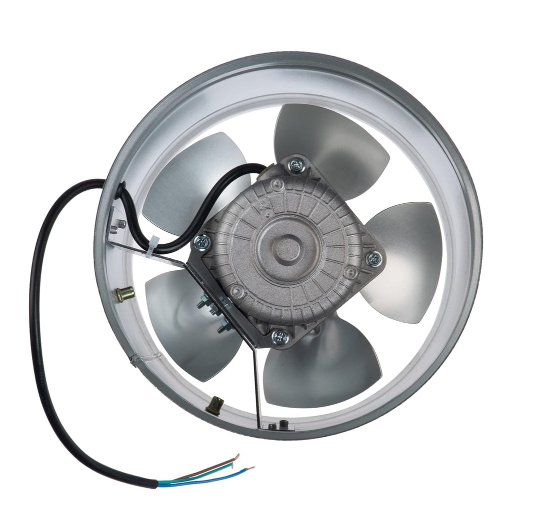 Steinberg14 Axiallüfter Ø200 mm Axialkanalventilator aus verzinktem Stahl – Profi Rohrlüfter für Zu-