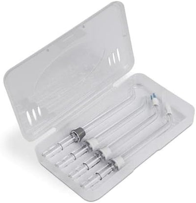 Waterpik ION WF11 Munddusche (Weiss), kabellos, wiederaufladbar und tragbar, mit 6 Aufsätzen und 1 A