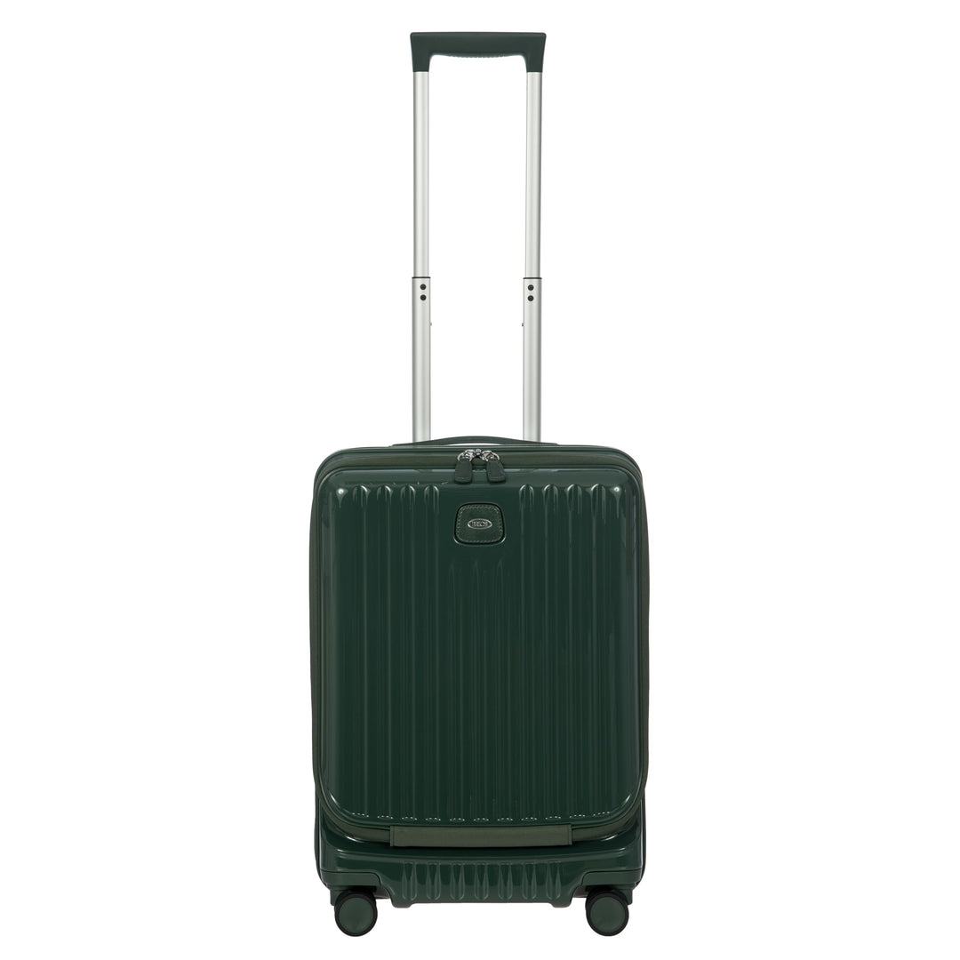 Brics Positano - 4-Rollen Kabinentrolley 55 cm USB, Emerald Green