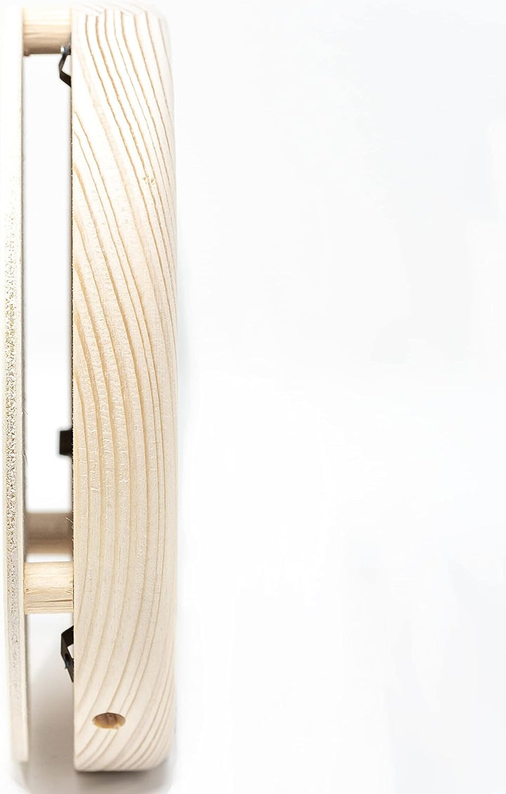Fischer 196H-03 - Sauna-Hygrometer synthetisch - 155mm Sauna-Luftfeuchtigkeitsmesser – Kiefer-Gehäus