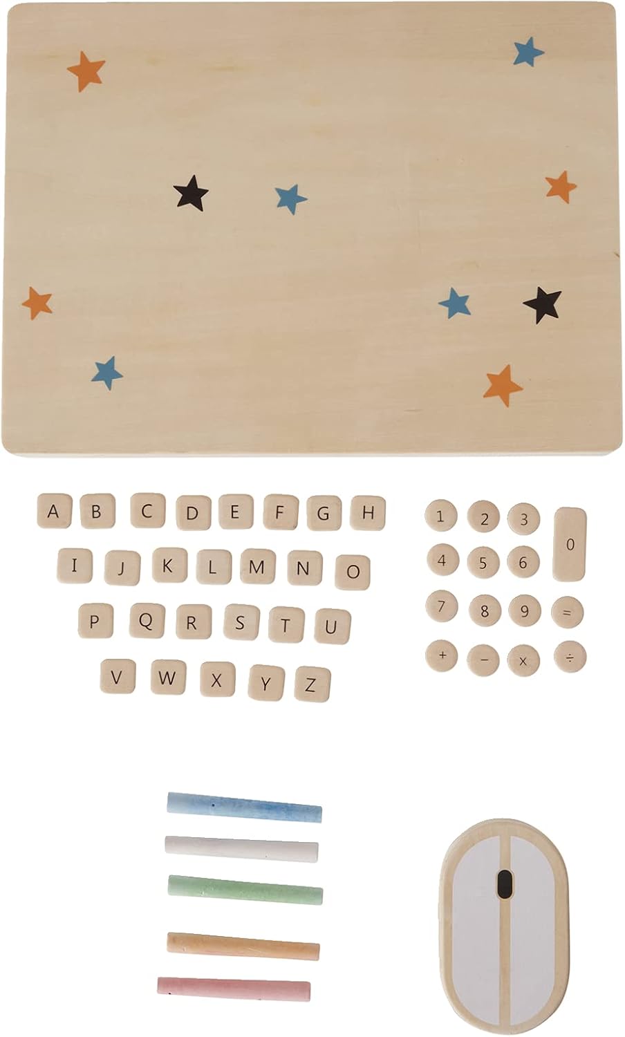 VERTBAUDET Notebook aus Holz FSC®, Schwarz, TU