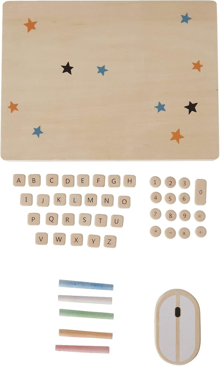 VERTBAUDET Notebook aus Holz FSC®, Schwarz, TU