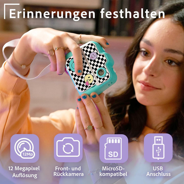Canal Toys CLK 001 Instant-Druck Creator-Foto, Selfie und Video-Thermopapier für 250 Fotos-LCD-Displ