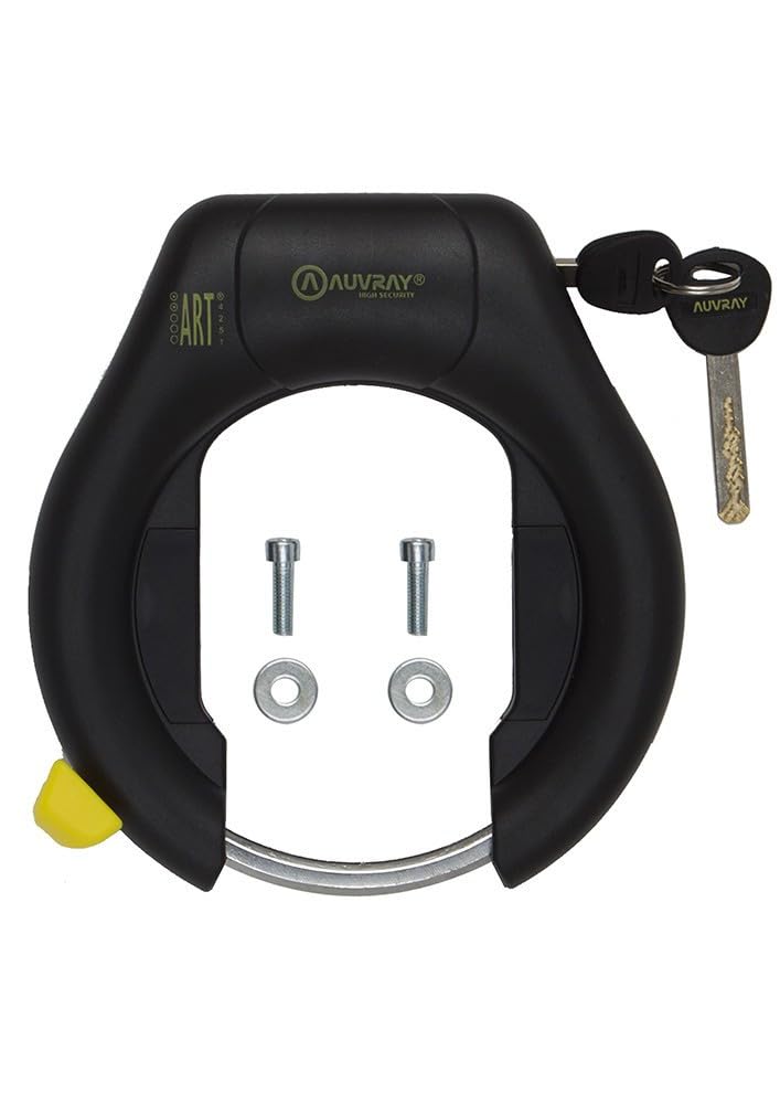 Auvray Antivol Hufeisen Evo Lock Erwachsene, Unisex, Schwarz, Einheitsgrösse