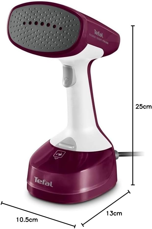 Tefal Dampfbürste DT7005 Access Steam Minute | 1100 Watt | inkl. Zubehör | 1 Dampfstufe | Tankfüllme